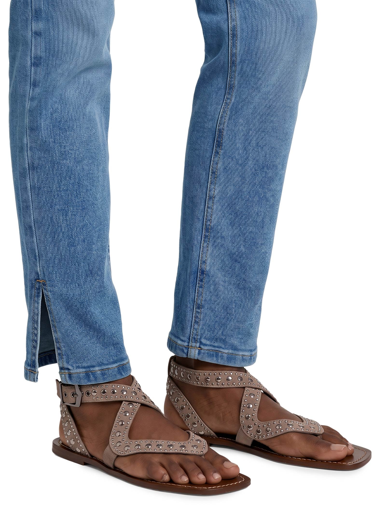 Calça Feminina Reta Jeans Azul Lez A Lez