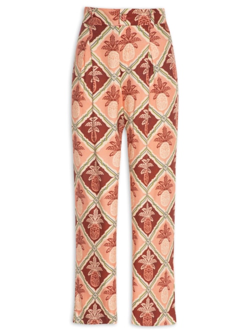 Calça Feminina Reta Joinha – Rosa