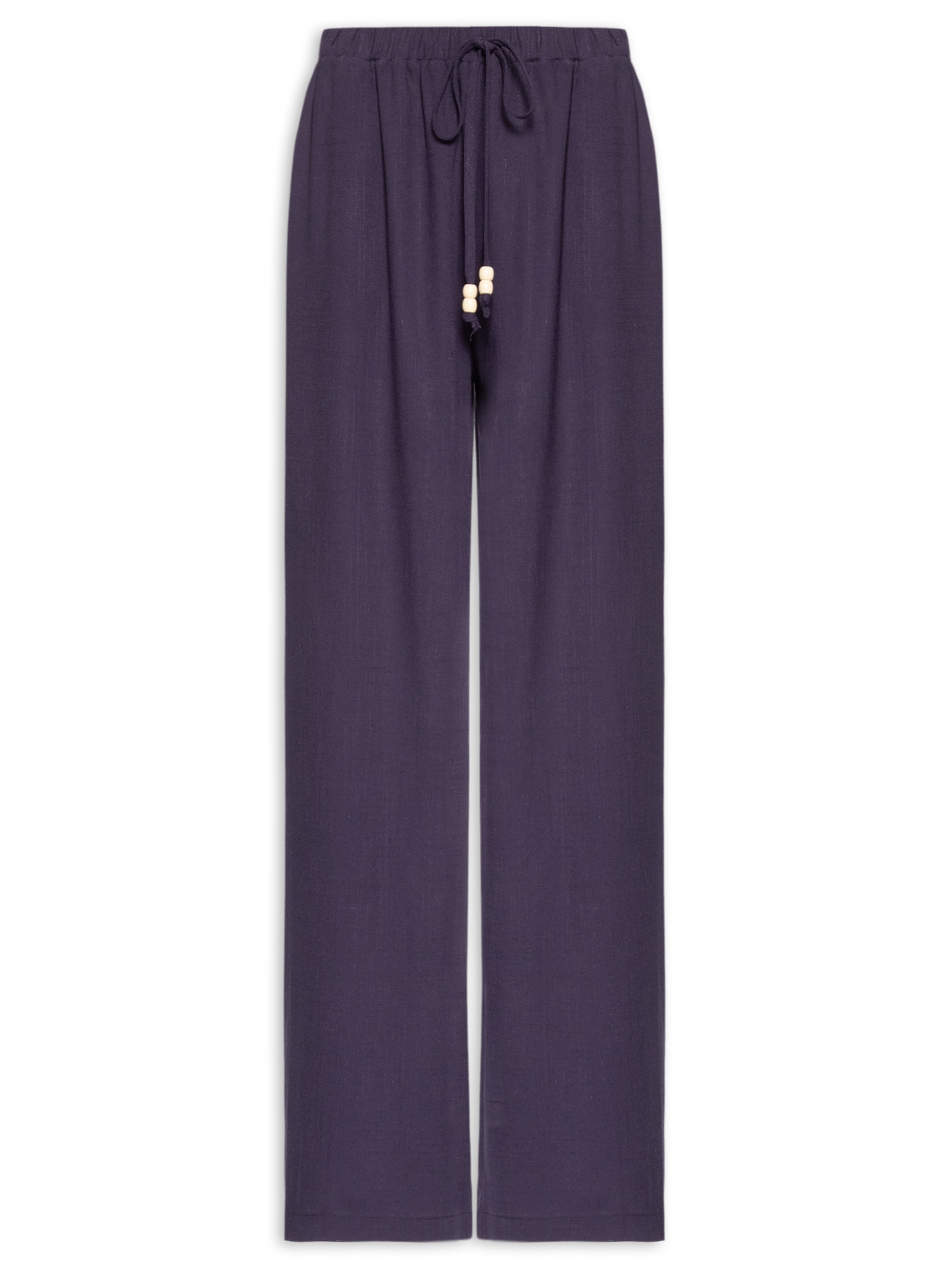 Calça Feminina Reta Leve Azul Basiq