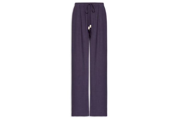 Calça Feminina Reta Leve - Azul