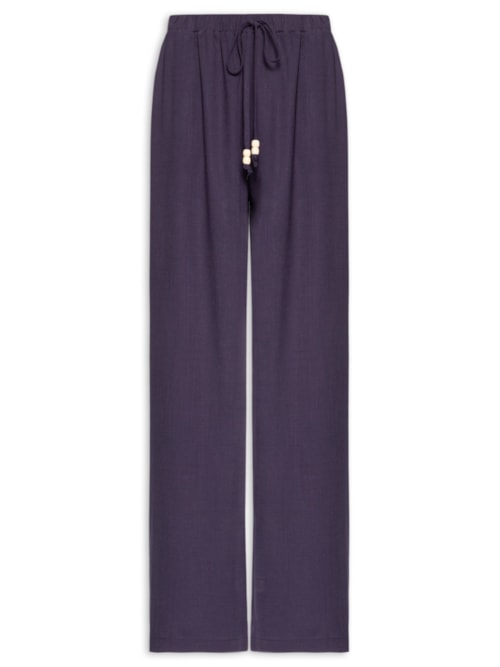 Calça Feminina Reta Leve - Azul