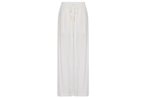 Calça Feminina Reta Leve - Branco