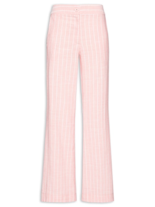 Calça Feminina Reta Listra Tamara – Rosa