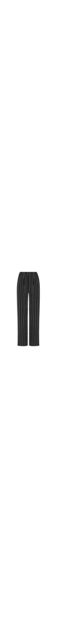 Calça Feminina Reta Listrada - Preto