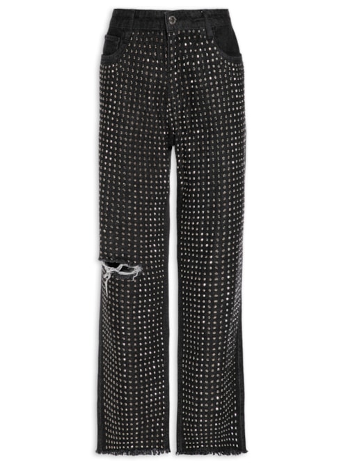 Calça Feminina Reta Low – Preto