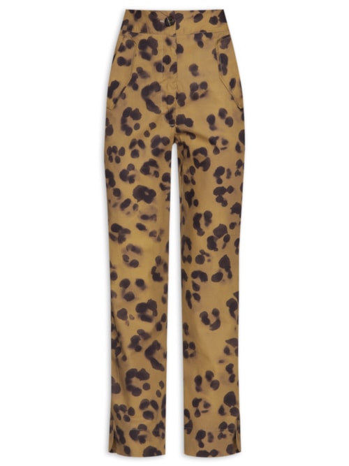 Calça Feminina Reta Onça Sombra – Animal Print