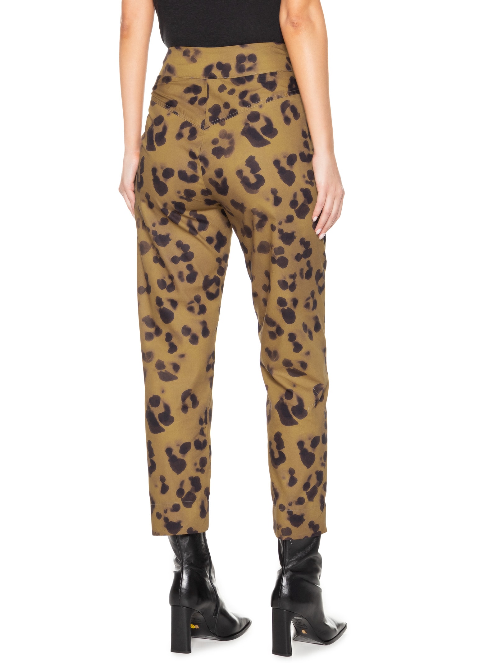 Calça Feminina Reta Onça Sombra Animal Print Animale