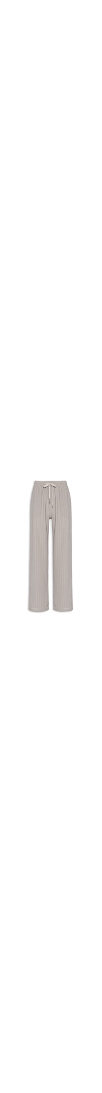 Calça Feminina Reta Padronagem - Bege