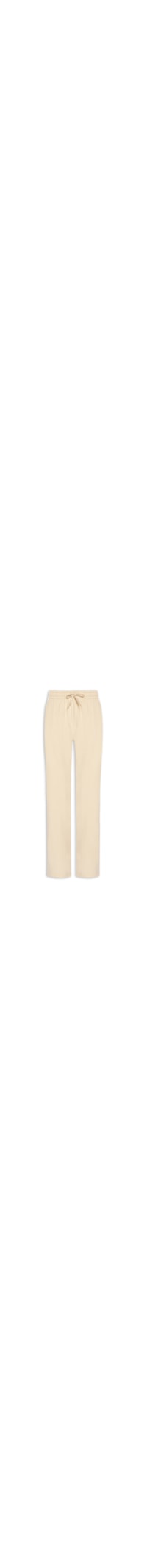 Calça Feminina Reta Peluciada - Bege
