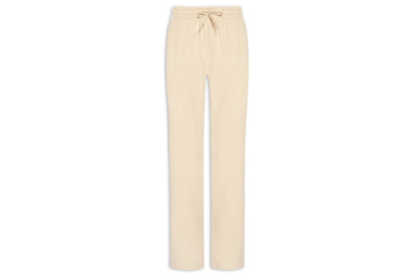 Calça Feminina Reta Peluciada - Bege