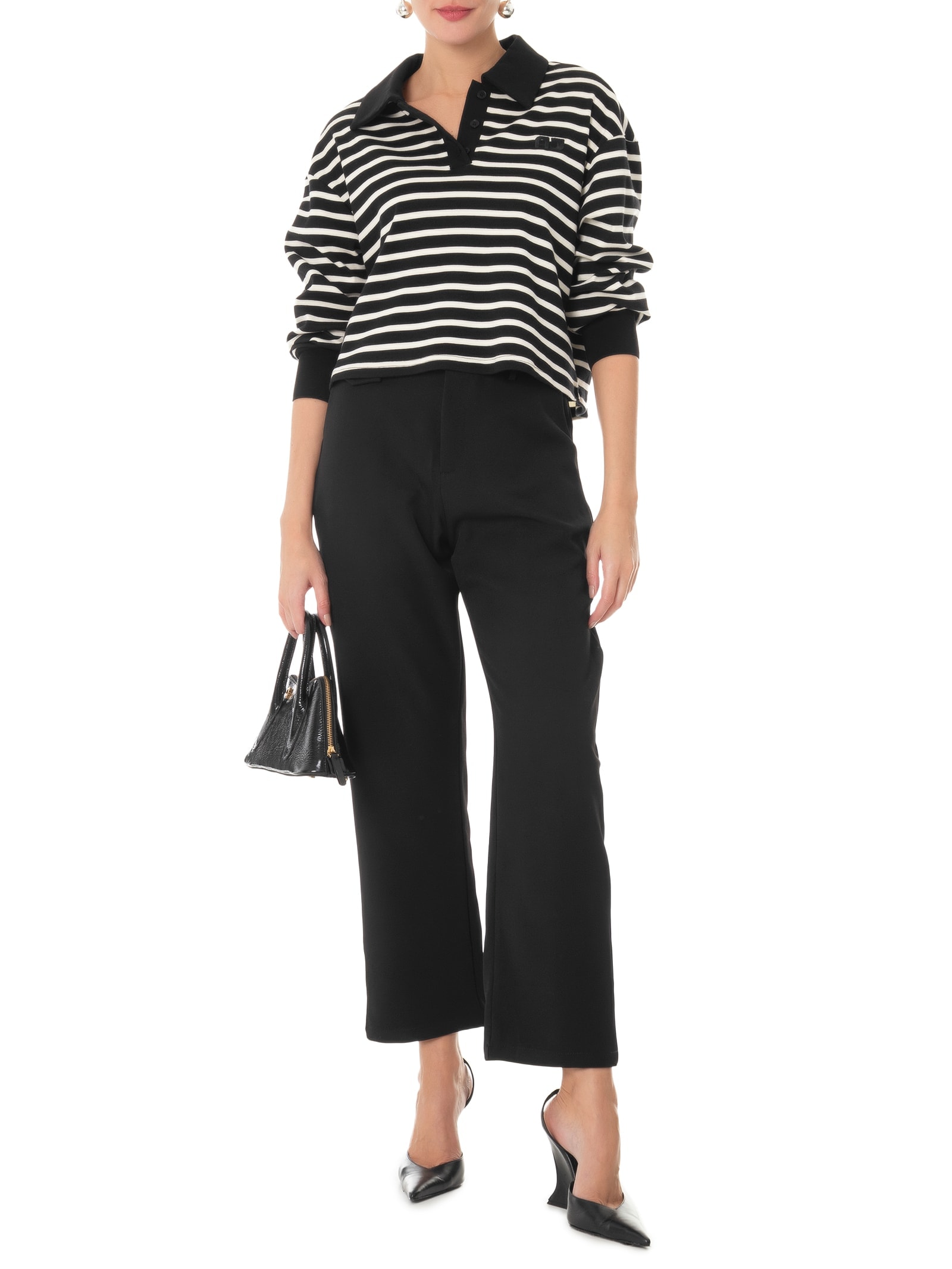 Calça Feminina Reta Preto Market 33