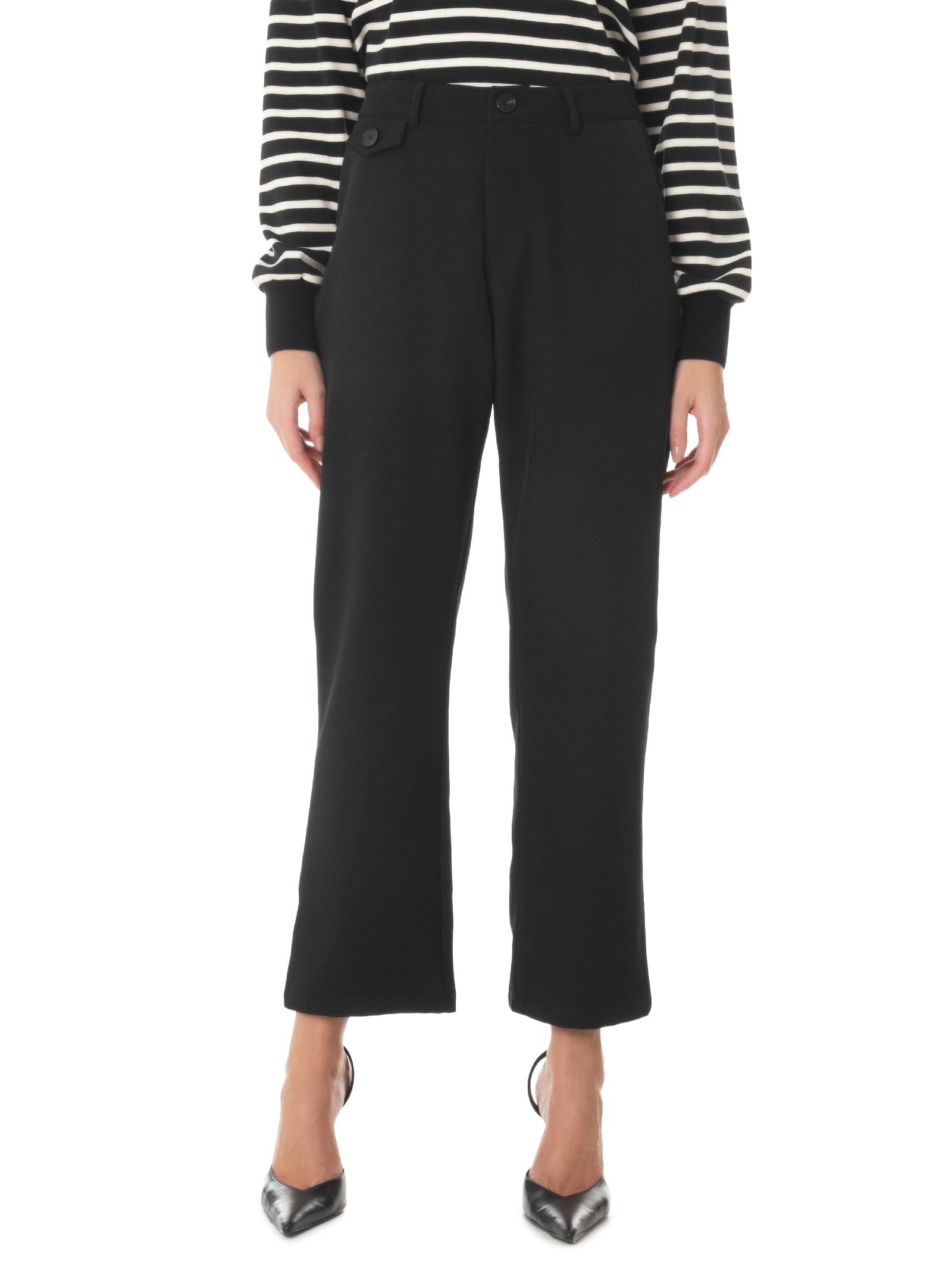 Calça Feminina Reta Preto Market 33