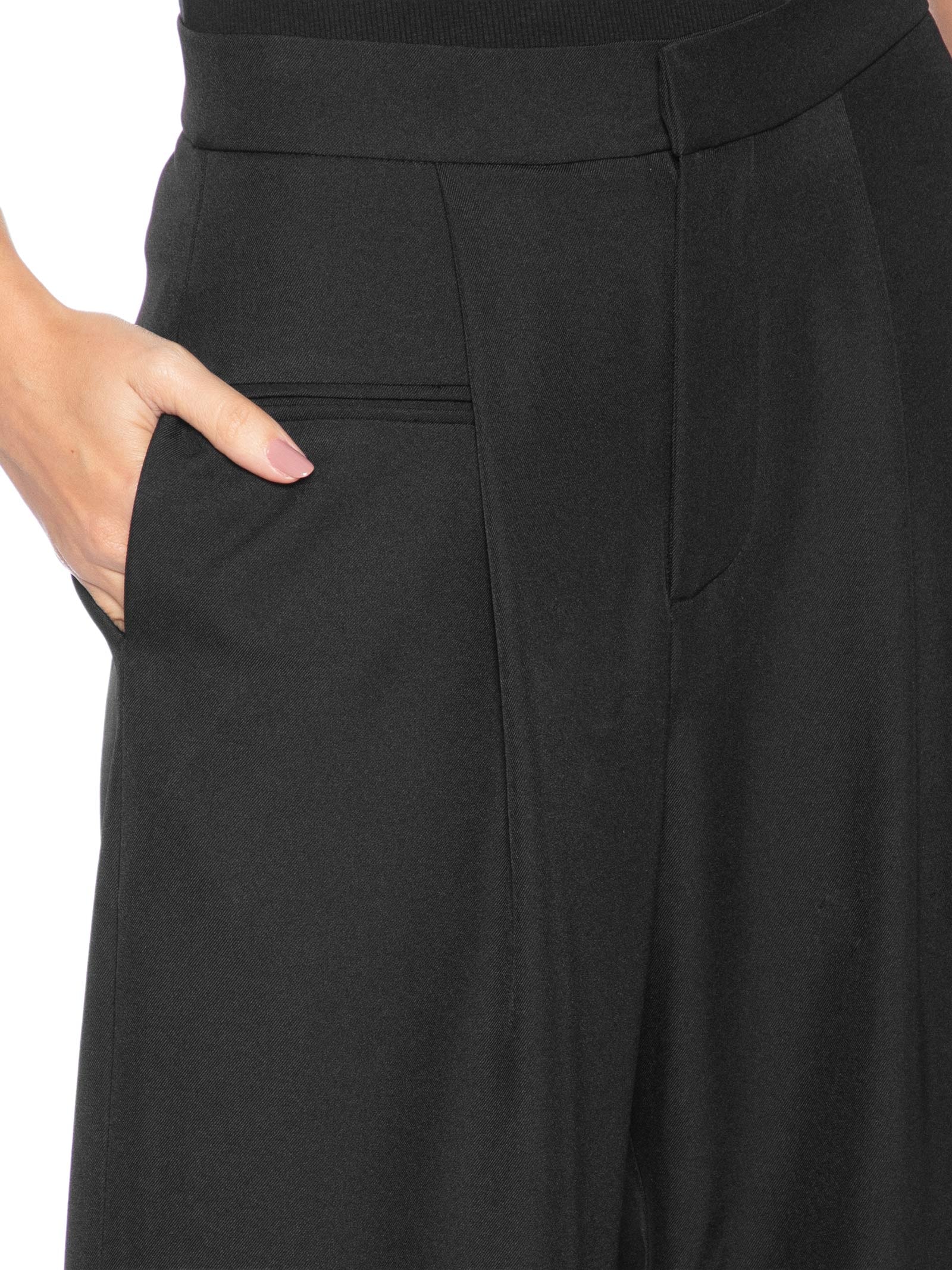 Calça Feminina Reta Preto Market 33