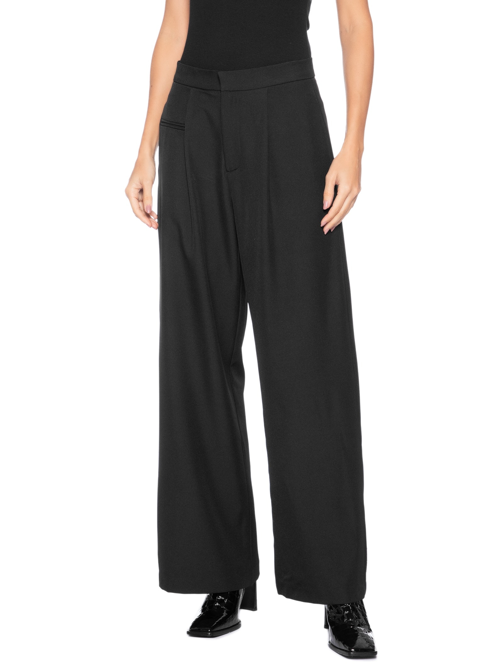 Calça Feminina Reta Preto Market 33