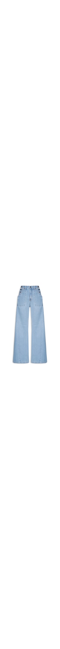 Calça Feminina Reta Sailor Jeans - Azul