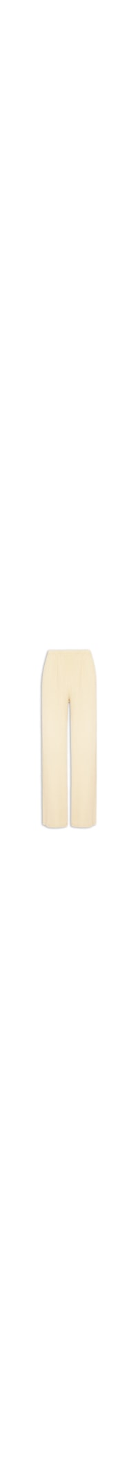 Calça Feminina Reta Texturizada - Amarelo
