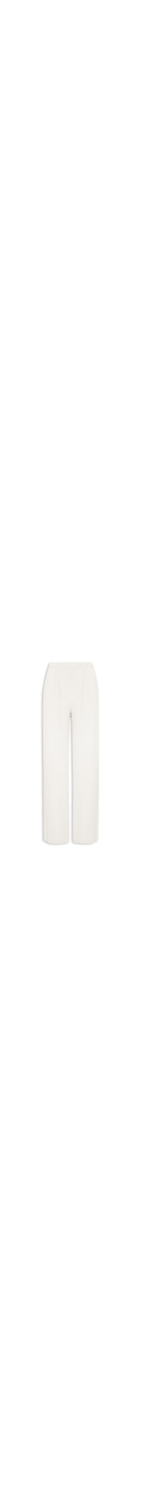 Calça Feminina Reta Texturizada - Off White