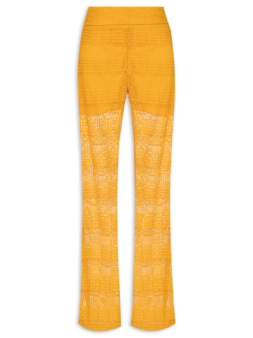 Calça Feminina Reta Trancoso – Amarelo