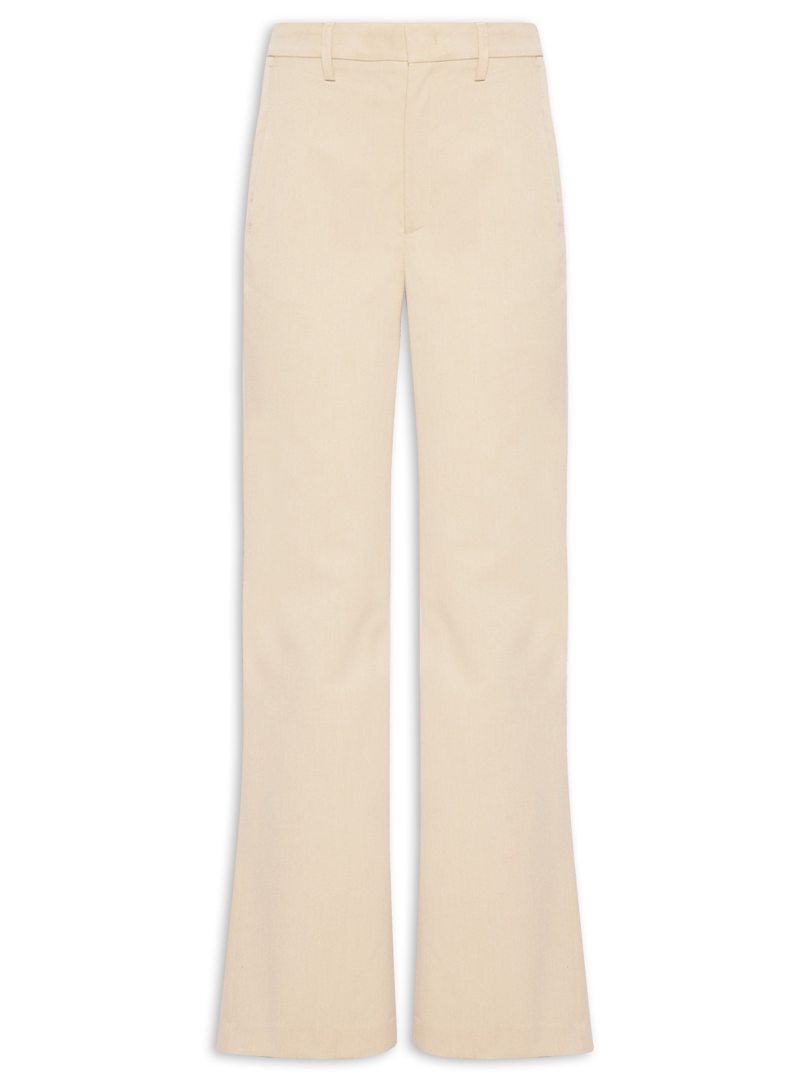 Calça Feminina Reta – Bege Animale