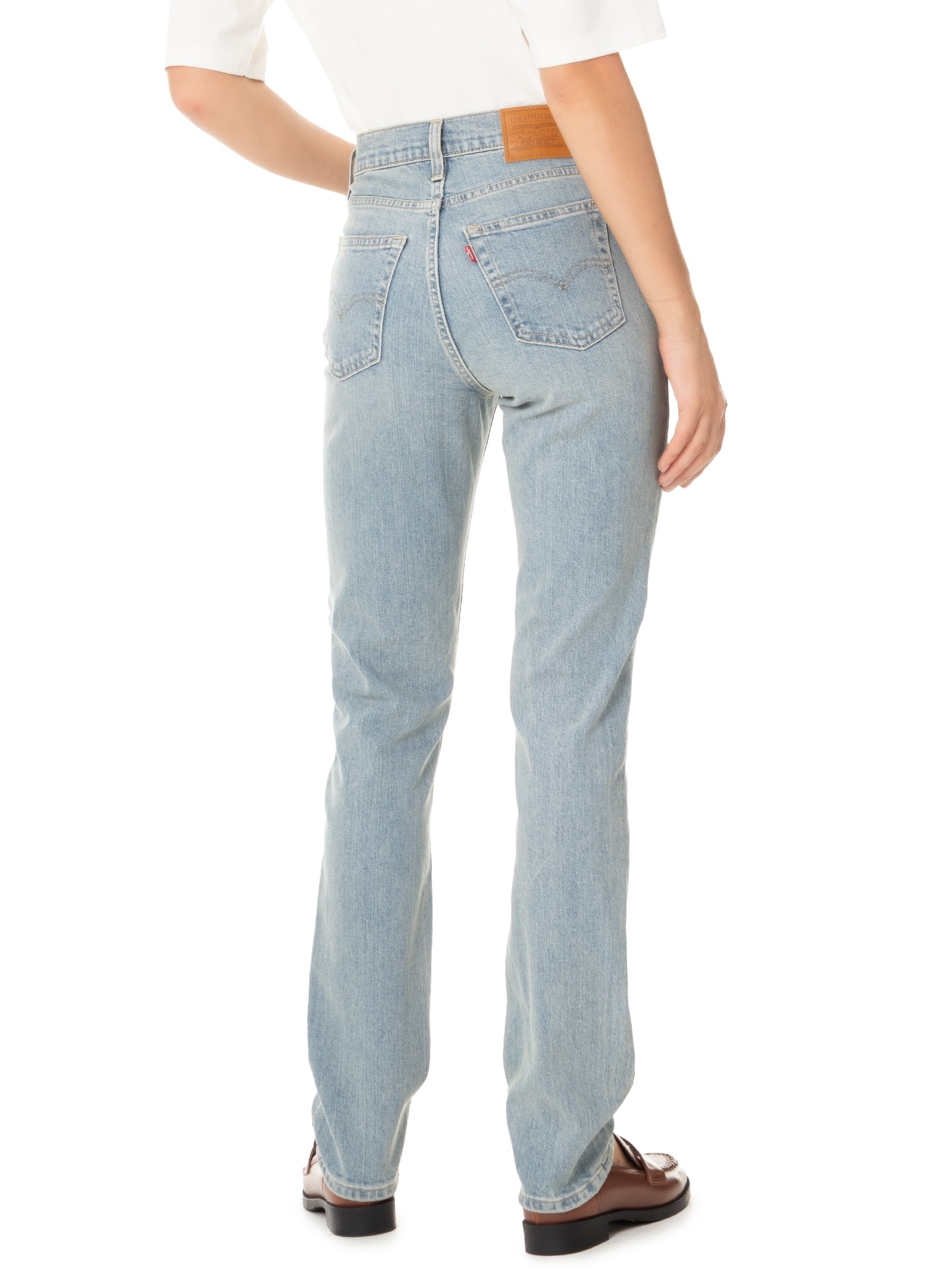 Calça Feminina Rise Straight Azul Levi's