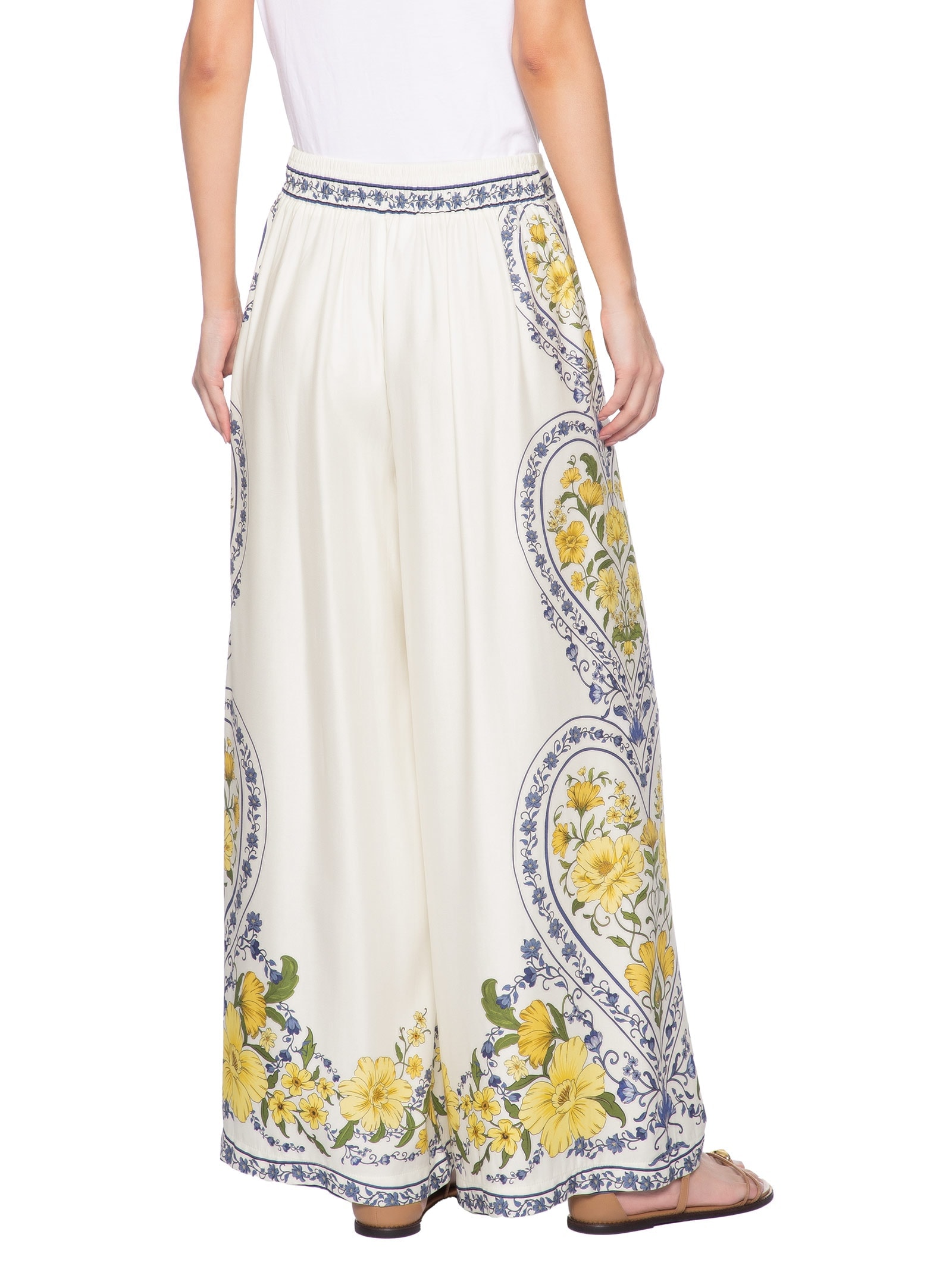 Calça Feminina Romance Boho Azul Farm