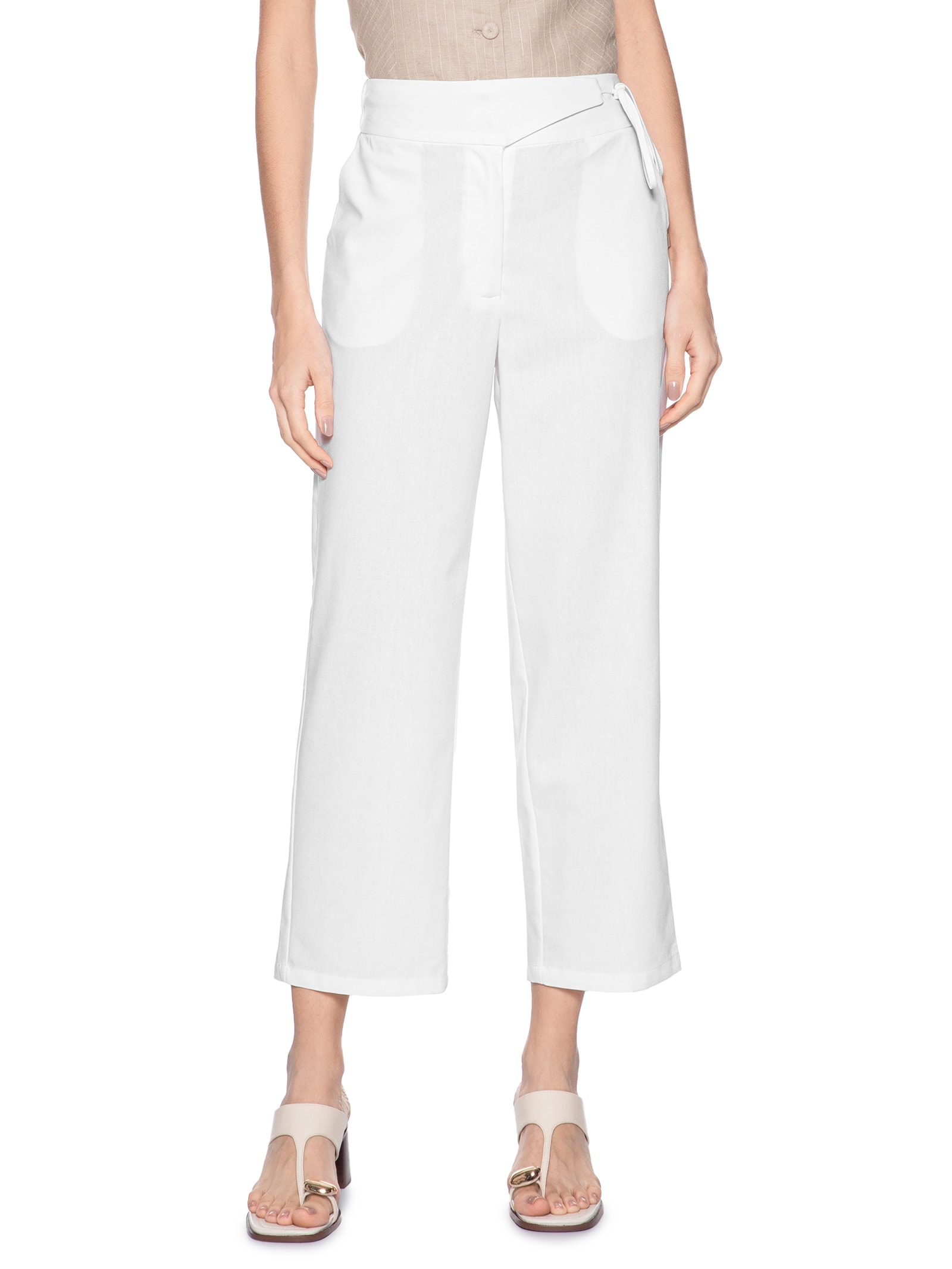 Calça Feminina Ronda Branco Le Lis