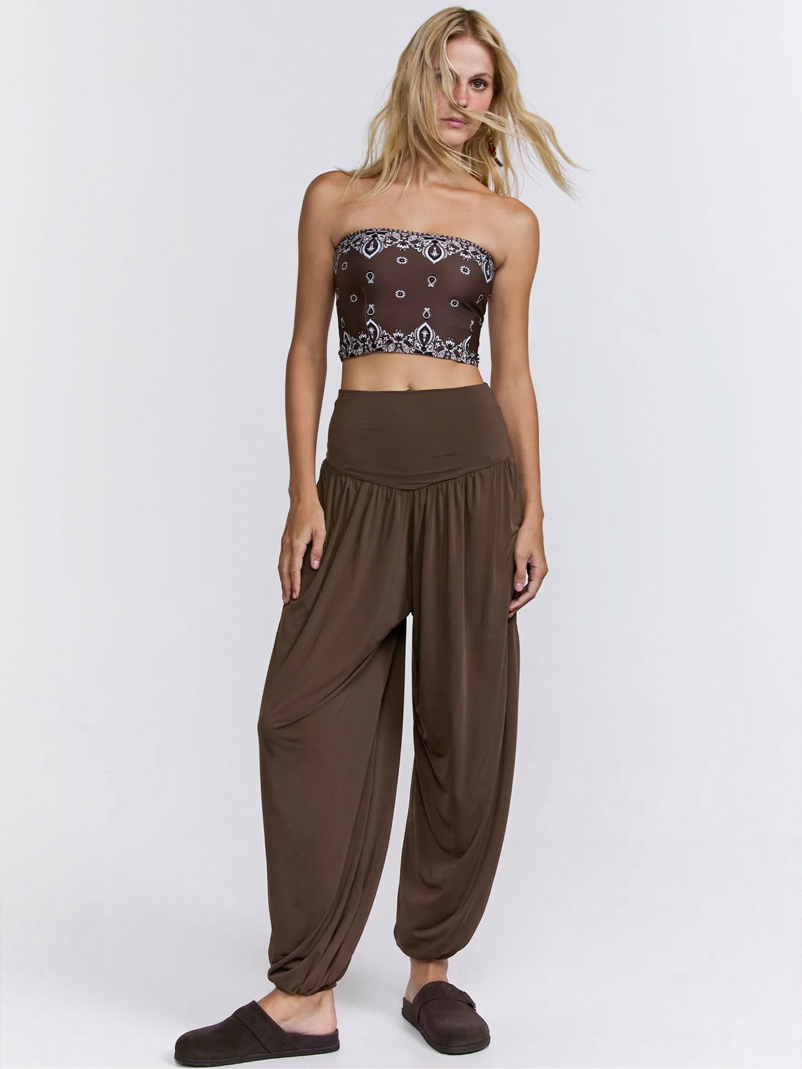 Calça Feminina Sabrina Marrom Triya