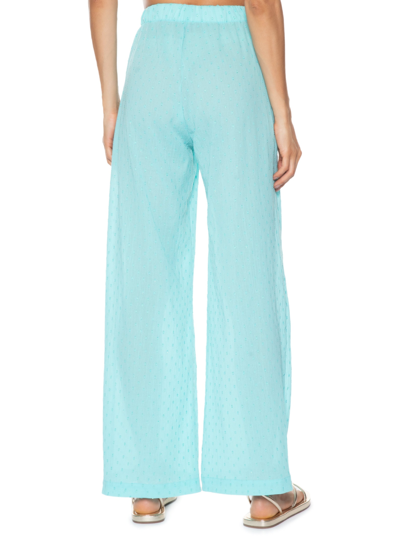 Calça Feminina Saída De Praia Azul  Mktbeach