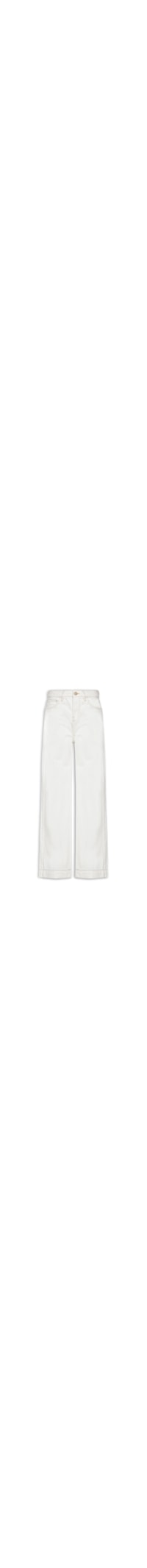 Calça Feminina Sarja A Wide Leg Viva Bem - Branco