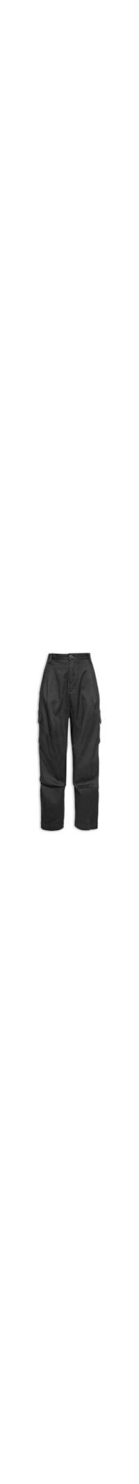 Calça Feminina Sarja Alfaiataria High Parachute - Preto