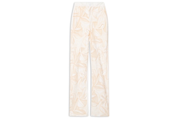 Calça Feminina Sarja Artesanal Richelieu - Off White