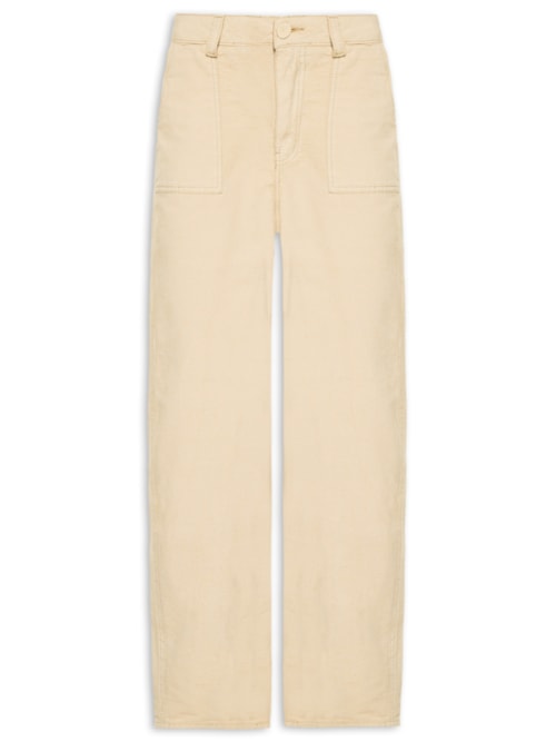 Calça Feminina Sarja – Bege