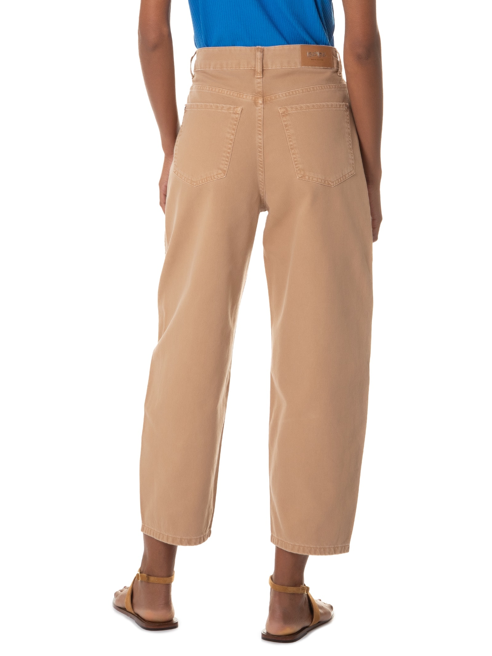 Calça Feminina Sarja Bege Lez A Lez