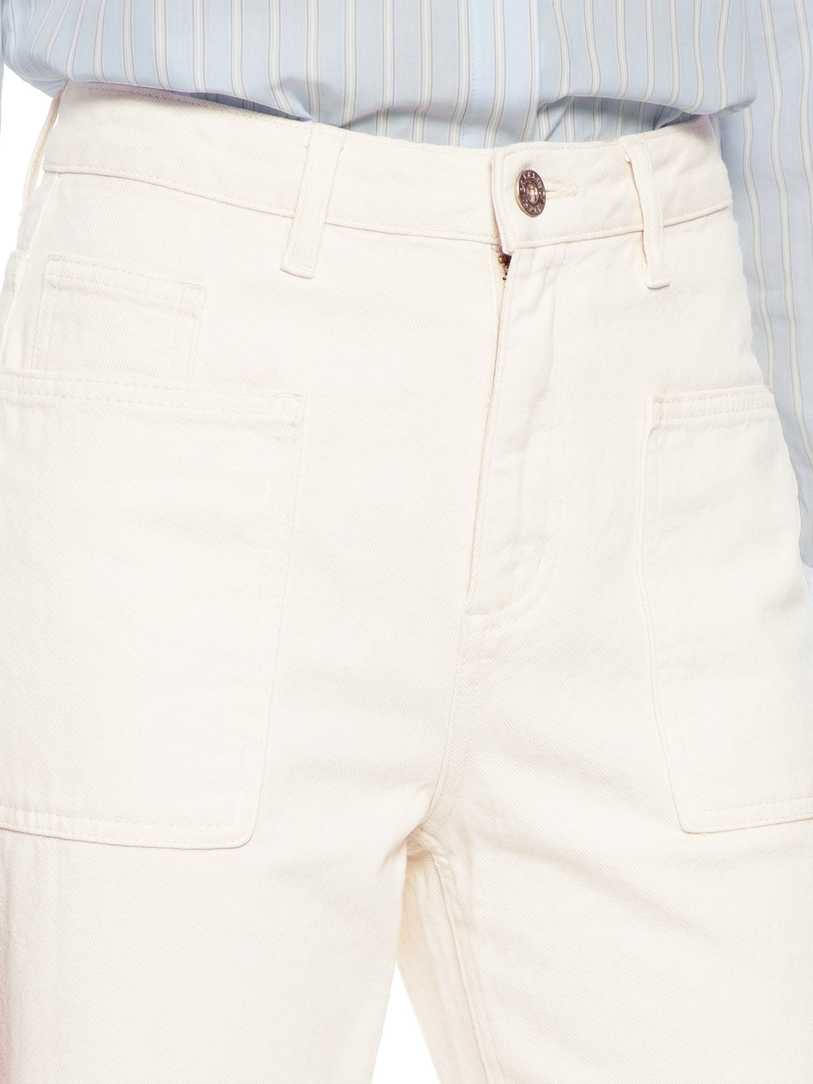 Calça Feminina Sarja Bege Lez A Lez