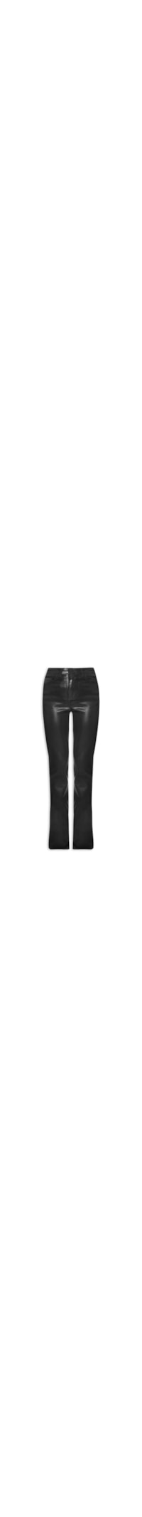 Calça Feminina Sarja Boot Basic High Like Leather - Preto