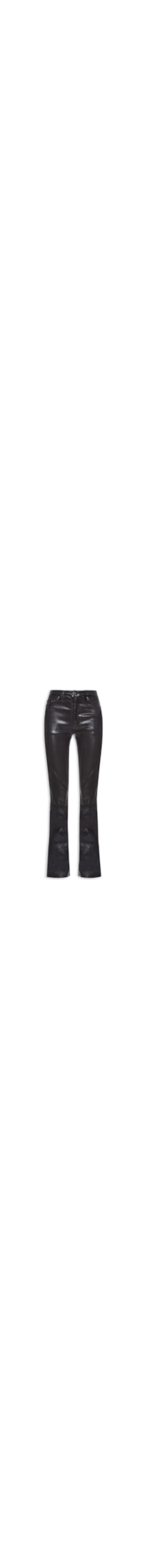 Calça Feminina Sarja Boot Basic Like Leather - Preto