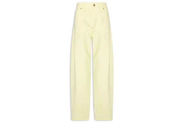 Calça Feminina Sarja Cintura Baixa Leni – Bege