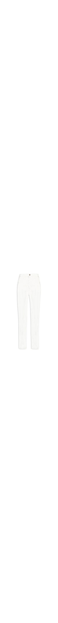 Calça Feminina Sarja Com Elastano - Branco