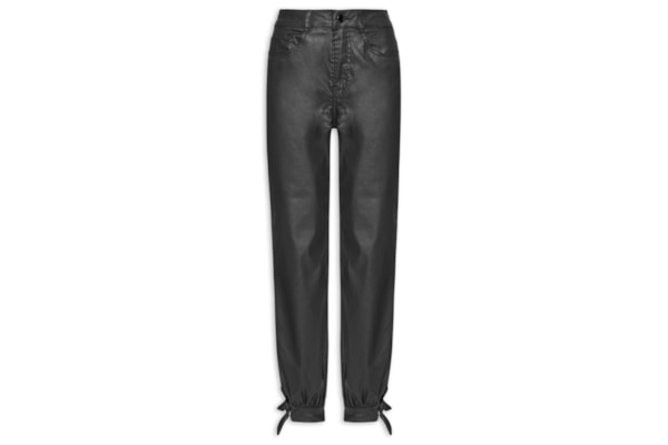 Calça Feminina Sarja Com Elastano - Preto