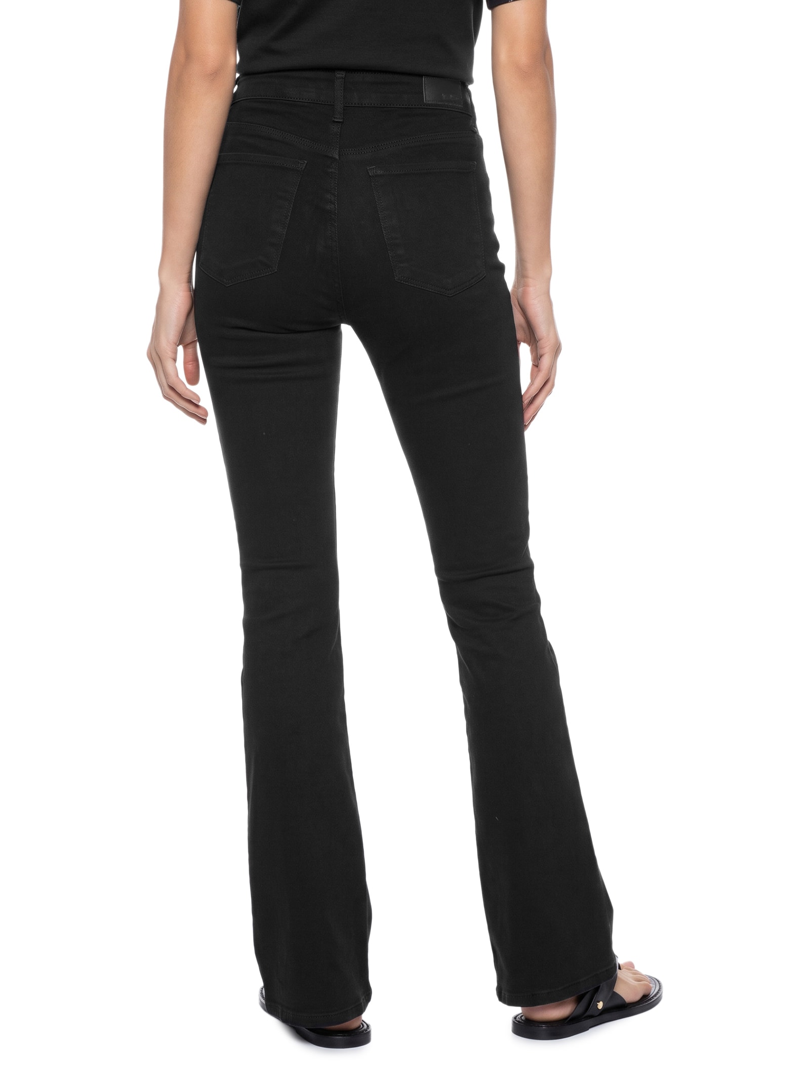Calça Feminina Sarja Com Elastano Preto Lez A Lez