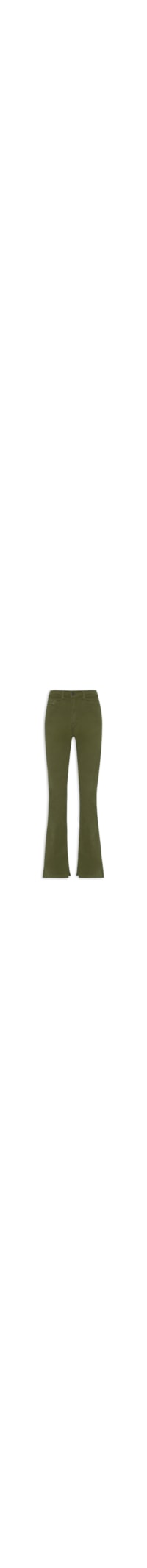 Calça Feminina Sarja Com Elastano - Verde