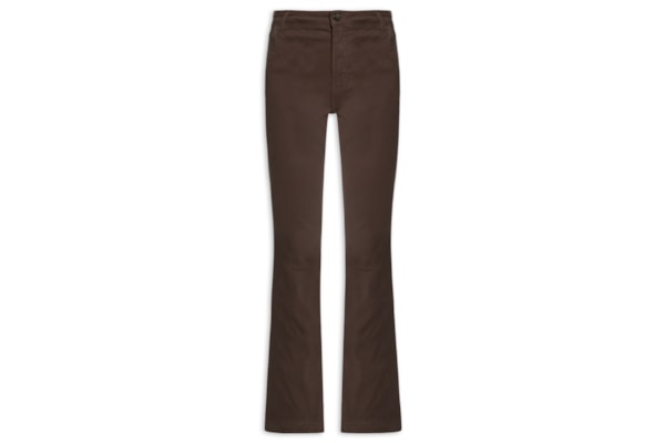 Calça Feminina Sarja com Elastano – Marrom
