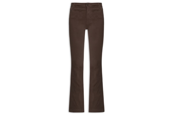 Calça Feminina Sarja com Elastano – Marrom