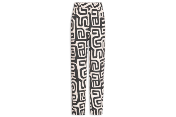 Calça Feminina Sarja Cós Transpassado - Branco