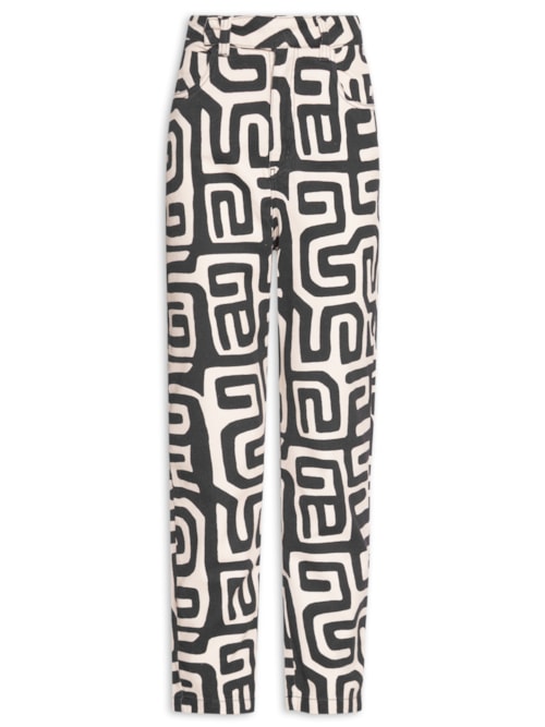 Calça Feminina Sarja Cós Transpassado - Branco
