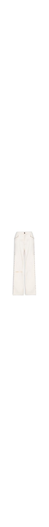 Calça Feminina Sarja Full Length High - Off White