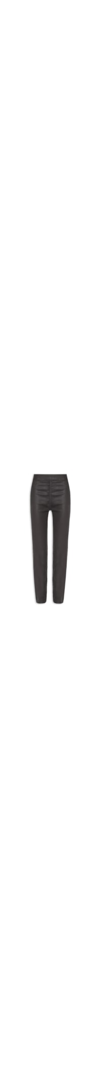 Calça Feminina Sarja Jegging Resinada Super High - Marrom