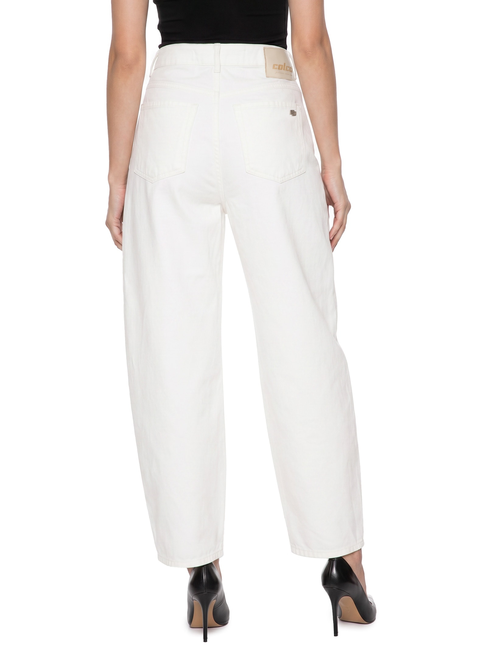 Calça Feminina Sarja Joana Barril Off White Colcci