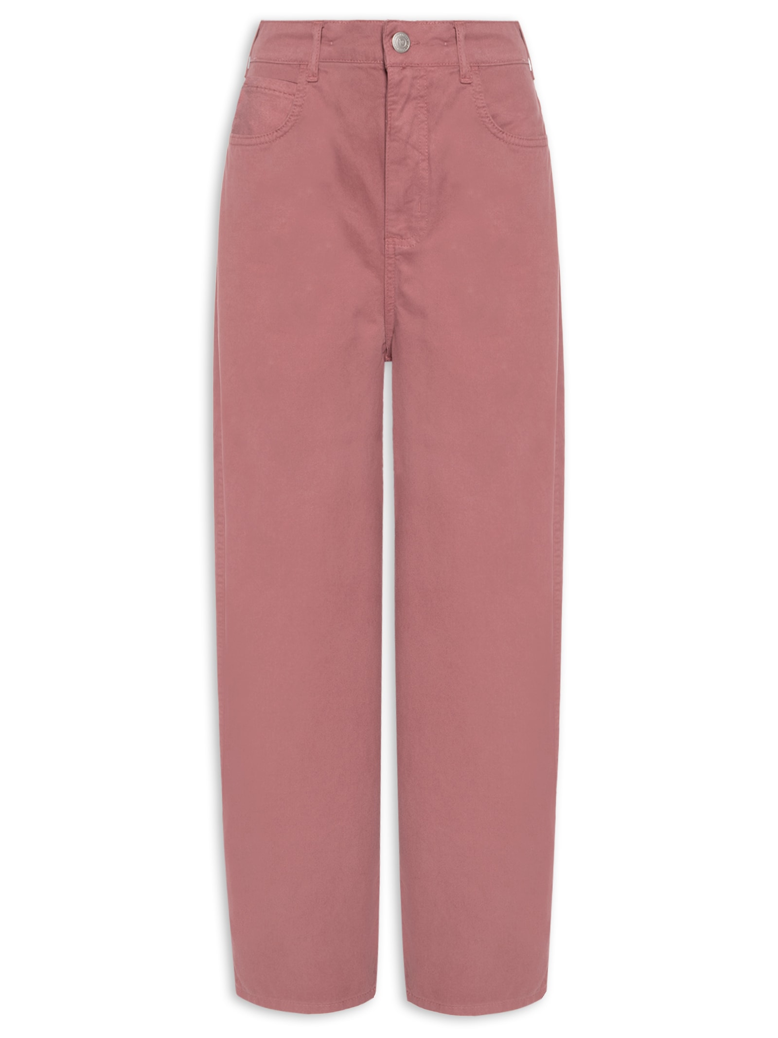 Calça Feminina Sarja Joana Barril Rosa Colcci
