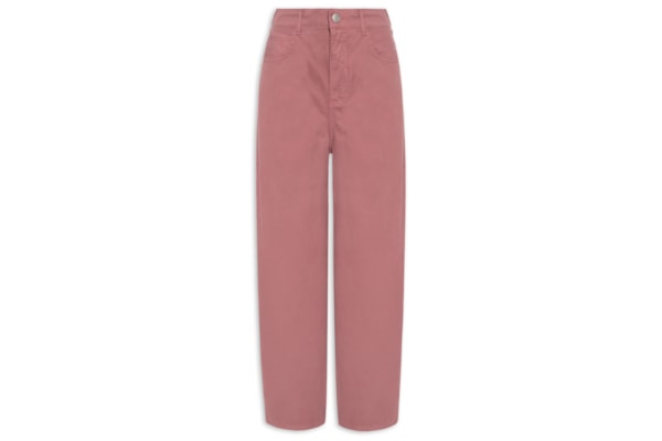 Calça Feminina Sarja Joana Barril - Rosa
